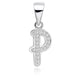 S925 Alphabet P Pendant