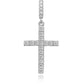 Paved Cross Pendant embellished with Swarovski Zirconia