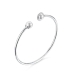 Dhia Pearl BanglesDhia Pearl Bangle In Sterling Silver embellished with Crystals From Swarovski
Crafted in Sterling Silver, this open cuff is embellished with two Swarovski White PearDJ001Dhia JewelleryDhia Pearl Bangles