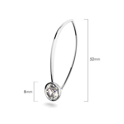 Pull Through EarringsEmbody timeless elegance with a sparkle that never goes out of style.
Product Details:The material of Earrings: Quality Brass with Rose Gold plating (Extra coating pDJ010Dhia JewelleryPull