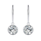 Hoop Drop with Crystals from Swarovski