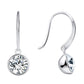 Hoop Drop Swarovski Earrings