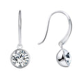 Hoop Drop with Crystals from Swarovski