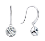 Hoop Drop with Crystals from Swarovski