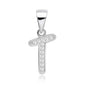 S925 Alphabet T Pendant
