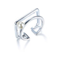 Dhia Pearl Trendy RingDhia Trendy Ring made with Pearl from Swarovski
Category: RingsMaterial: 925 Sterling Silver &amp; RhodiumColor: Swarovski Mother PearlN.W: 3,6g
Ring– Size: AdjustabDhia JewelleryDhia JewelleryDhia Pearl Trendy Ring