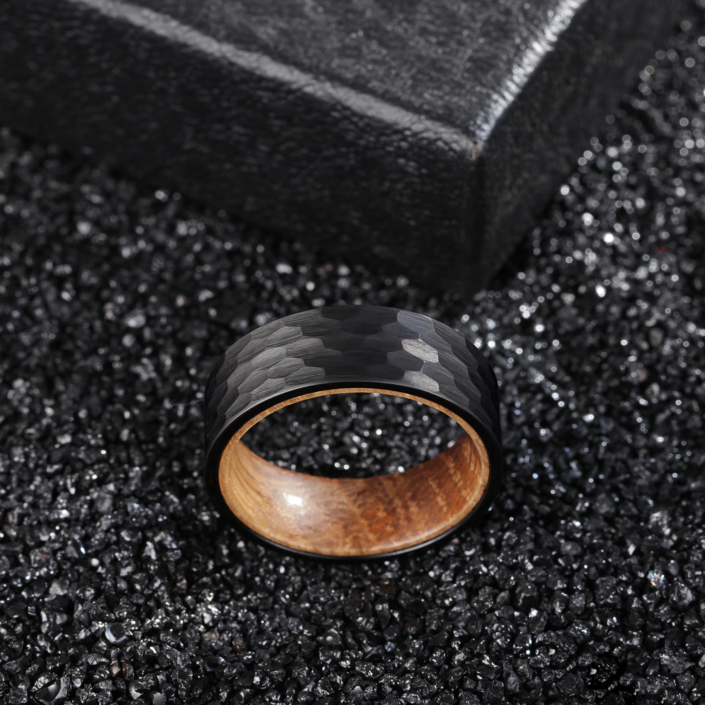 Whiskey Barrel and Tungsten Rings