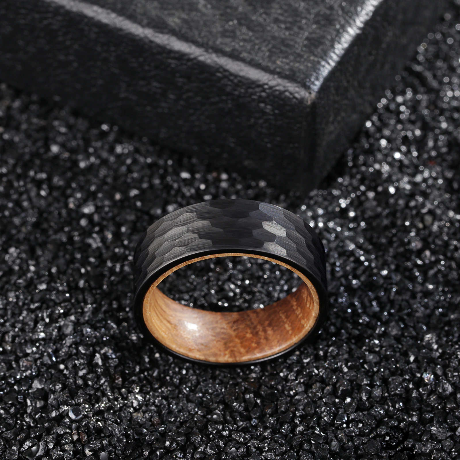 Whiskey Barrel and Tungsten Rings