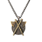 Celtic Norse Pagan Warrior Necklace - Gold