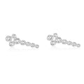 Dhia Waterfall Earrings with Crystals from Swarovski